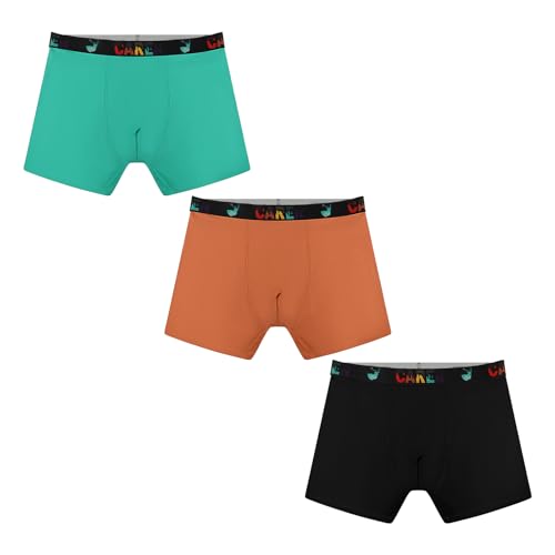 #ColaboraciónPagada<br>Carer 3 Piezas Boxers de Incontinencia para Niños | Ropa Interior de Algodón Lavable con Absorción 100 ml | Ideal para Enuresis y Incontinencia Urinaria | Talla 110 116
