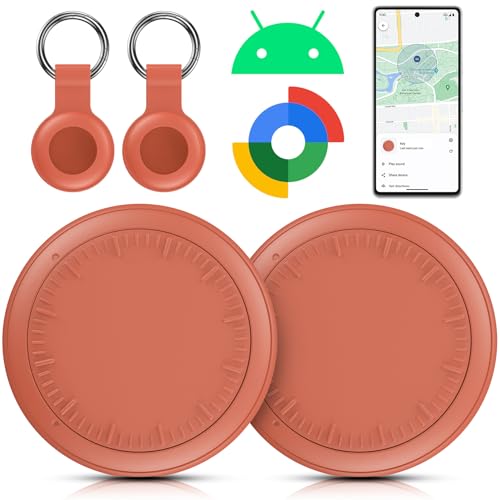 #Commissioniguadagnate<br>Air Tracker Android 2 Pezzi Smart tag Android Funziona con Google Dov'è App Bluetooth Trova Oggetti Tracker Tag Bluetooth Localizzatore Chiavi per Chiavi/Bagagli/Valigie
