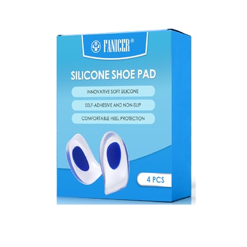 #ColaboraciónPagada<br>2 Pare Taloneras Silicona Plantillas de Talón Gel Adecuado para la Reducción del Impacto Plantar