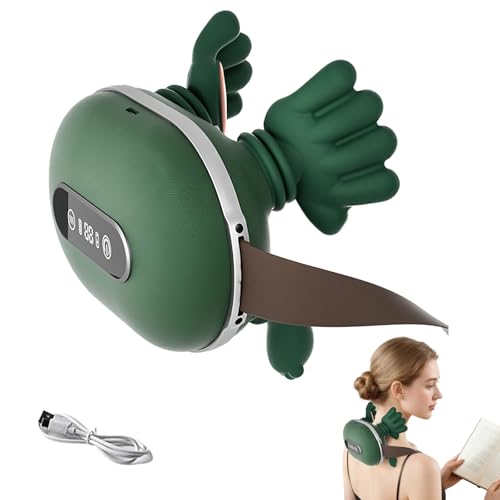 #Commissioniguadagnate<br>Massaggiatore per collo 4D senza fili collo e cervicale massaggiatore per mani 4D 3 livelli di massaggio e 2 livelli di temperatura massaggiatore per collo con calore regali per famiglia e amici